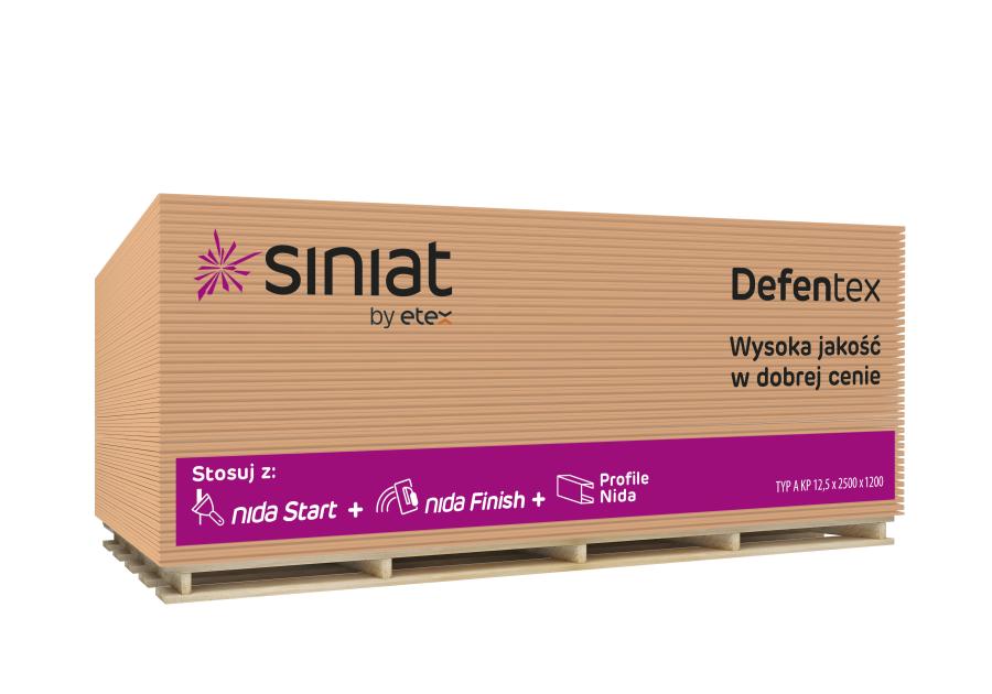 Zdjęcie: Płyta g-k 1200x2500x32 mm Defentex SINIAT