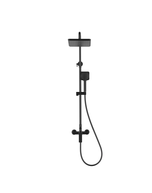 Zdjęcie: Deszczownia z baterią natryskową Neri czarny INVENA