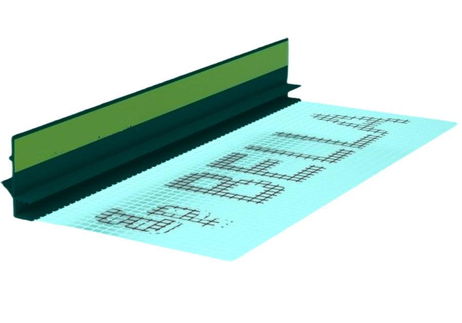 Zdjęcie: Listwa PVC BP13 Mini U L300 6/3 antracyt, z siatką i z uszczelką BELLA PLAST