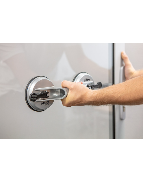 Zdjęcie: Przyssawka do szyb aluminiowa, podwójna, 100 kg NEO