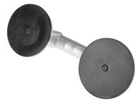 Zdjęcie: Przyssawka do szyb aluminiowa, podwójna, 100 kg NEO