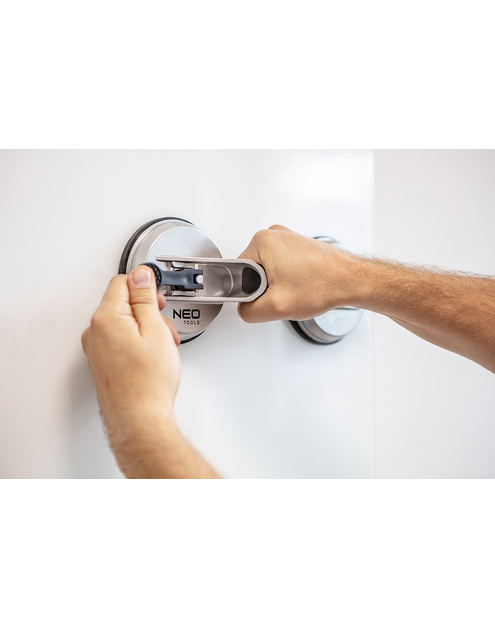 Zdjęcie: Przyssawka do szyb aluminiowa, podwójna, 100 kg NEO