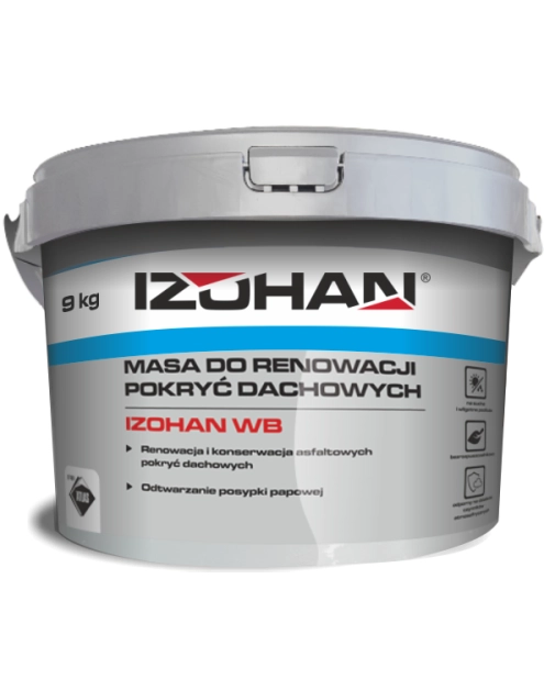 Zdjęcie: Masa do renowacji pokryć dachowych WB 9 kg IZOHAN