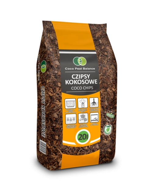 Zdjęcie: Czipsy kokosowe COCO chips 20L BIOVITA