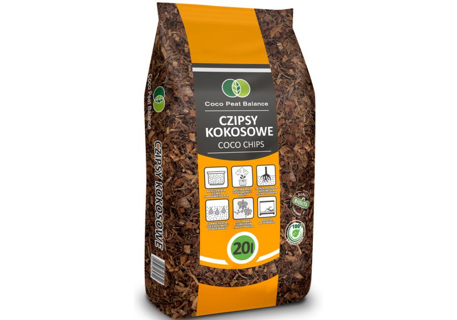 Zdjęcie: Czipsy kokosowe COCO chips 20L BIOVITA
