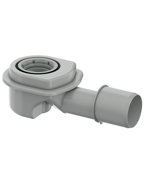 Zdjęcie: Odpływ boczny z tworzywa sztucznego h=52 mm DN 40/50 do odwodnienia prysznicowego ShowerDrain M+ ACO