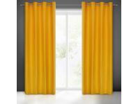 Zdjęcie: Zasłona gotowa Ada 140x250 cm musztardowy EUROFIRANY