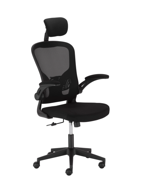 Zdjęcie: Fotel Venta Black z zagłówkiem kolor czarny TS INTERIOR