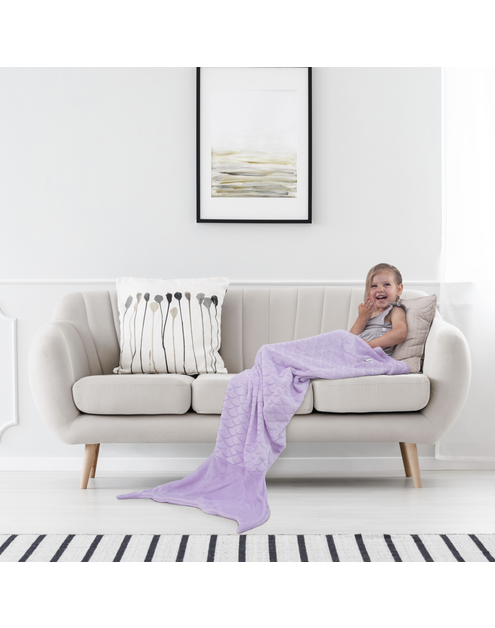 Zdjęcie: Koc Siren 140 lilaac cm DECOKING