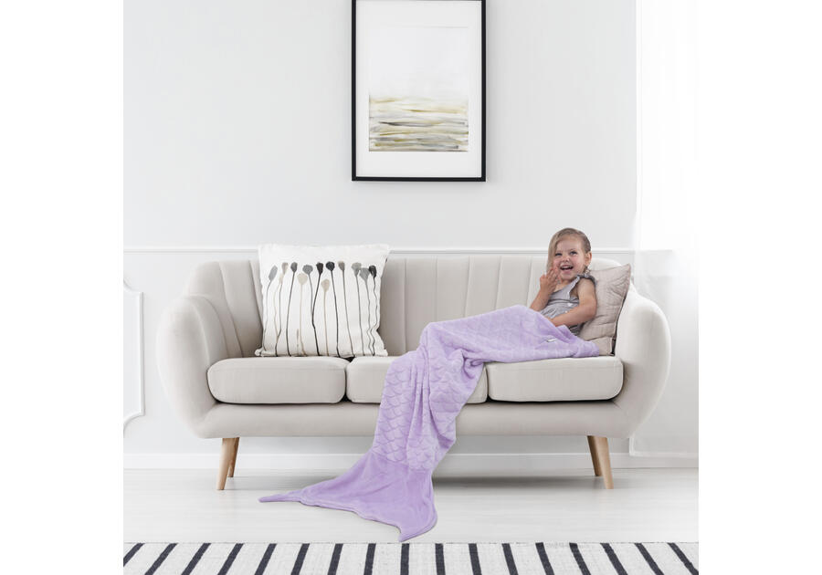 Zdjęcie: Koc Siren 140 lilaac cm DECOKING