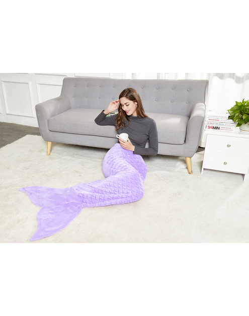 Zdjęcie: Koc Siren 140 lilaac cm DECOKING