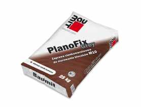 Zaprawa cienkowarstwowa biała - Klasa M10 Baumit PlanoFix Grey 25 kg BAUMIT
