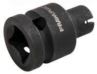 Zdjęcie: Adapter udarowy 1/2 do bitów 1/4 Cr-Mo dł. 38mm RAWLPLUG