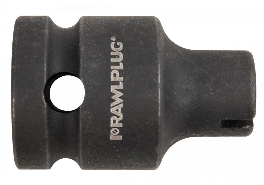 Zdjęcie: Adapter udarowy 1/2 do bitów 1/4 Cr-Mo dł. 38mm RAWLPLUG