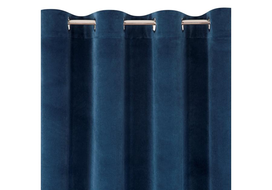 Zdjęcie: Zasłona gotowa Tycjan 140x250 cm granatowy EUROFIRANY