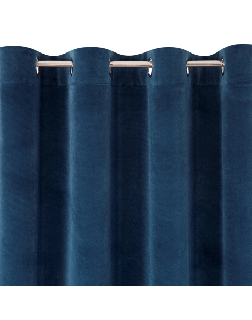 Zdjęcie: Zasłona gotowa Tycjan 140x250 cm granatowy EUROFIRANY