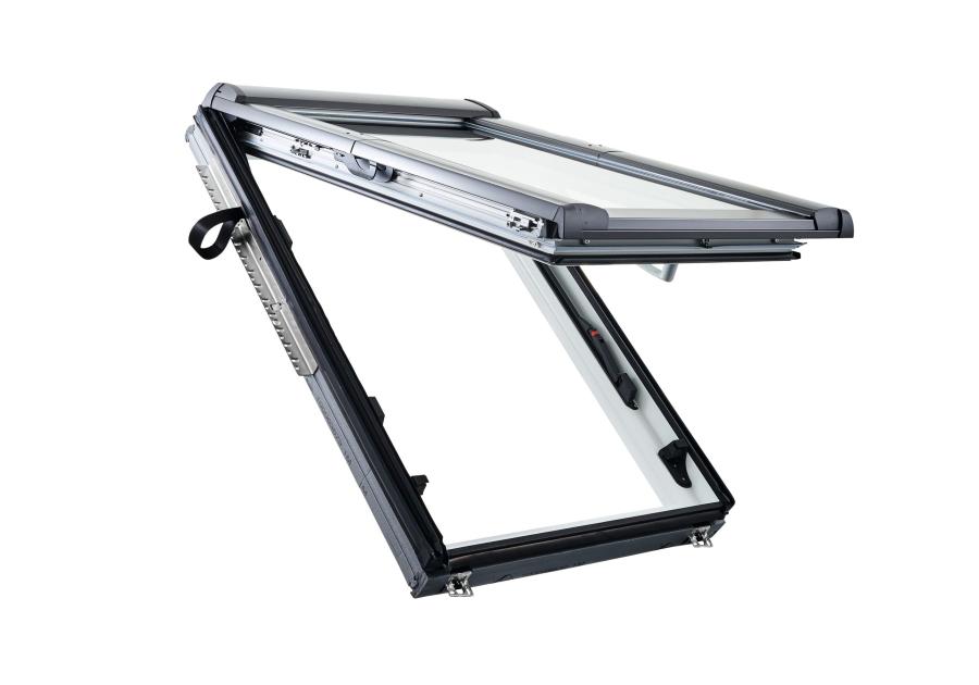 Zdjęcie: Okno uchylno-wysokoosiowe Designo Heat R8H, PVC, 094/118 z Termo-blokiem WD ROTO