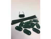 Zdjęcie: Zestaw mocujący do mat i osłon z trzciny Fixcane 1,9 x 3,3 cm, zielony NORTENE
