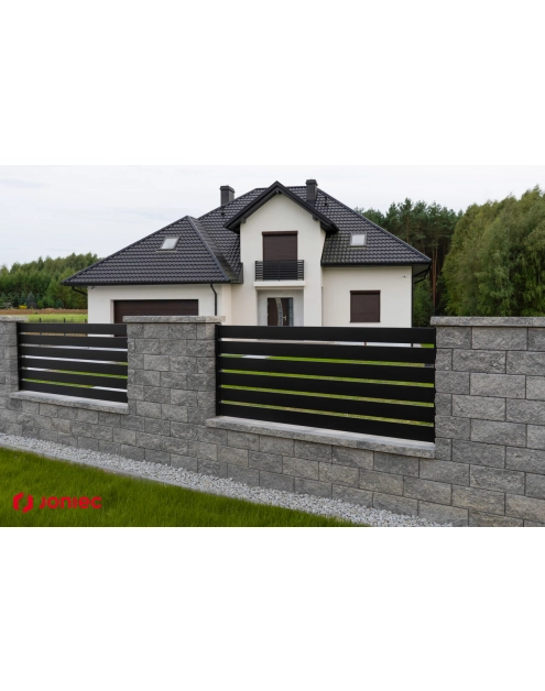 Zdjęcie: Daszek ogrodzenia Gorc Deluxe CPGS onyx JONIEC