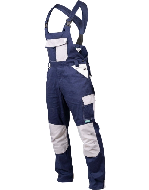 Zdjęcie: Spodnie robocze ogrodniczki Industry Line granatowe 58-XXL STALCO PREMIUM
