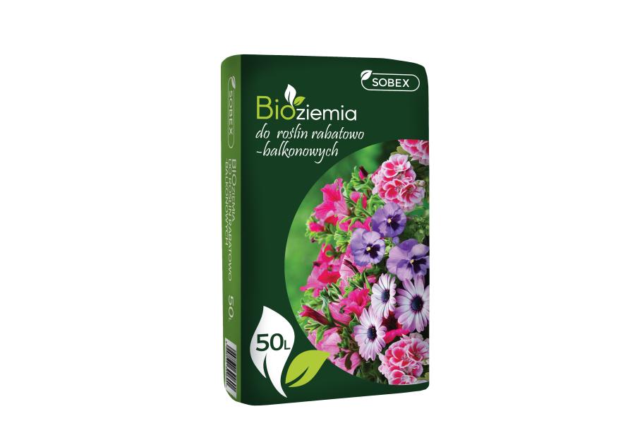 Zdjęcie: BIOziemia do roślin rabatowo-balkonowych 50 L SOBEX