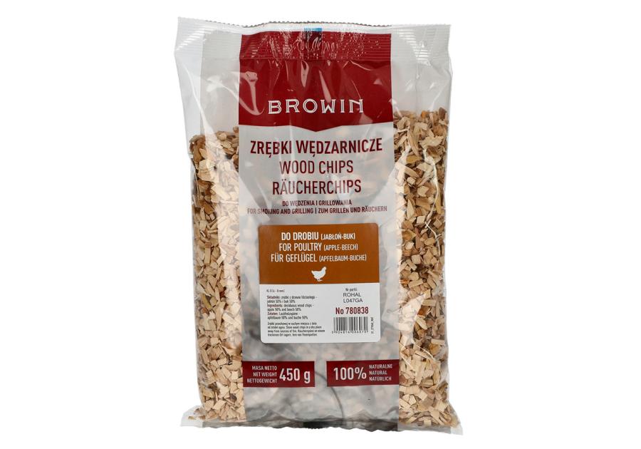 Zdjęcie: Zrębki mix do drobiu (50% jabłoń + 50% buk)- 450g kl.8 780838 BROWIN