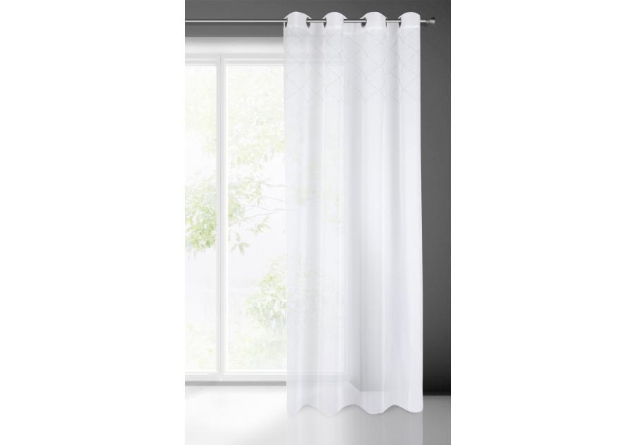 Zdjęcie: Firana gotowa Perla 140x250 cm biały EUROFIRANY