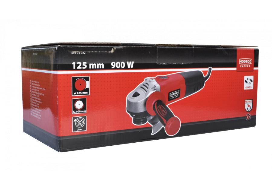 Zdjęcie: Szlifierka kątowa 125 mm 900 W MODECO EXPERT