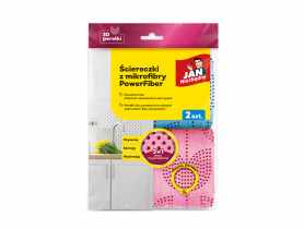 Ściereczki z mikrofibry PowerFiber 2 sztuki JAN NIEZBĘDNY
