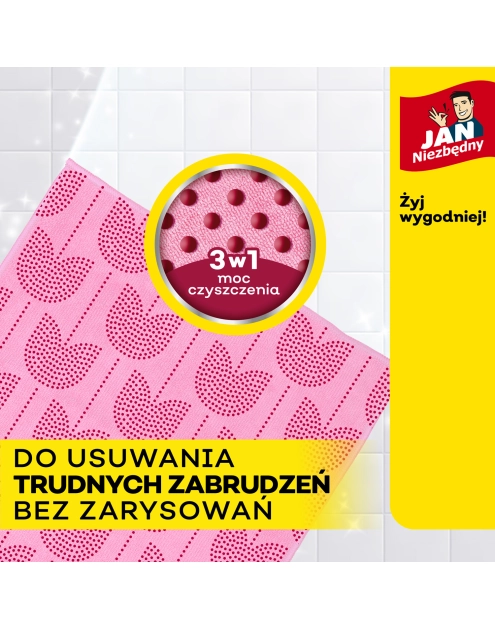 Zdjęcie: Ściereczki z mikrofibry PowerFiber 2 sztuki JAN NIEZBĘDNY