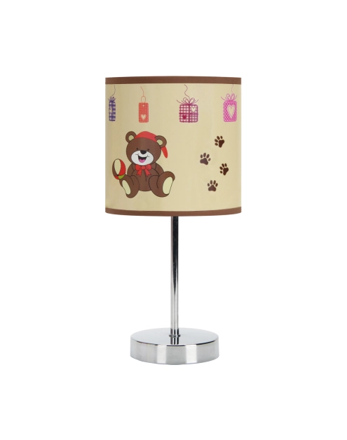 Zdjęcie: Lampka stołowa Nuka E14 kolor brązowy/chrom STRUHM