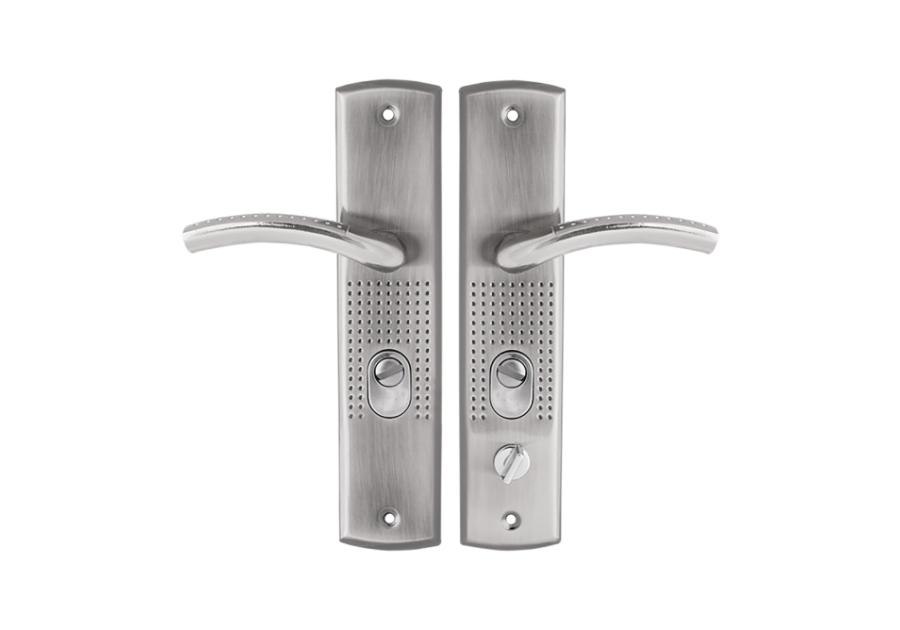 Zdjęcie: Klamka Frida zewnętrzna na szyldzie długim Yale - KZC312L KUCHINOX