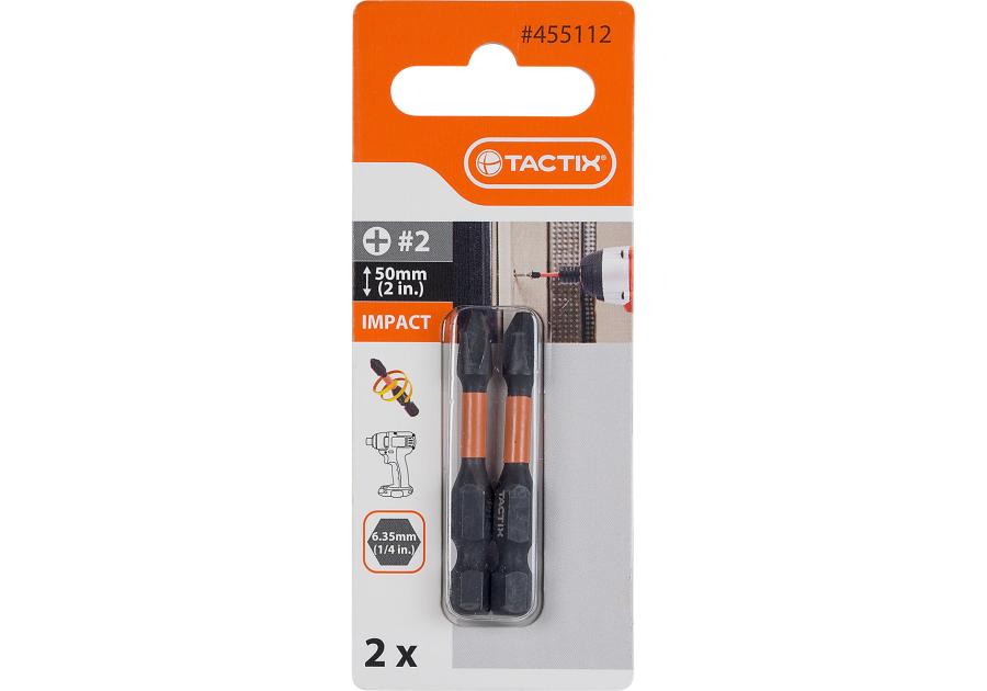 Zdjęcie: Bit udarowy 50 mm PH2, 2 szt. TACTIX