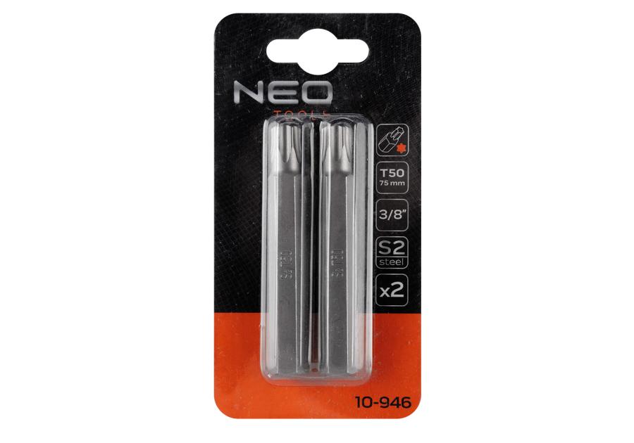 Zdjęcie: Końcówka Torx T50 x 75 mm, S2 x 2 szt. NEO