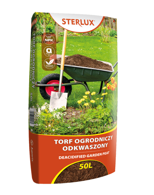 Zdjęcie: Torf ogrodniczy odkwaszony 50 L STERLUX