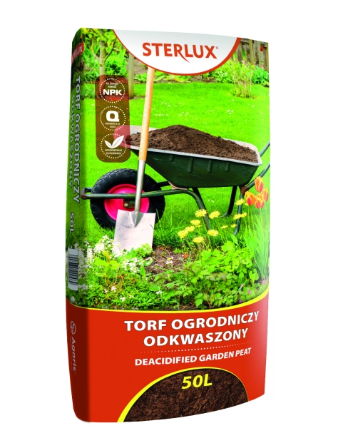 Zdjęcie: Torf ogrodniczy odkwaszony 50 L STERLUX