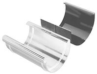 Zdjęcie: Złączka rynny Kanion 100 mm biały z wkładką WAVIN