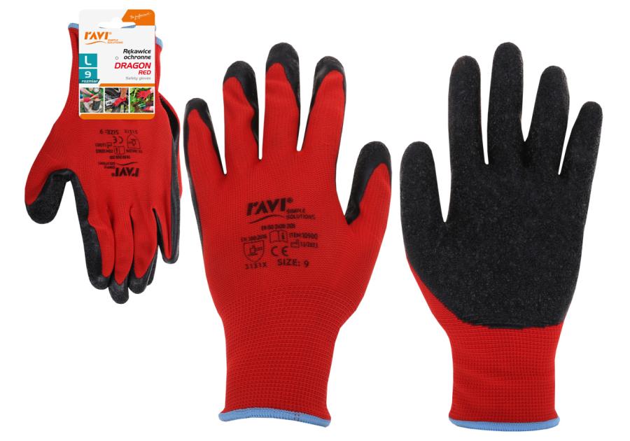 Zdjęcie: Rękawice ochronne Dragon-Red rozmiar 9-L 10900 RAVI