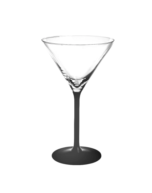 Zdjęcie: Kieliszek do martini 260 ml z czarną nóżką ALTOMDESIGN