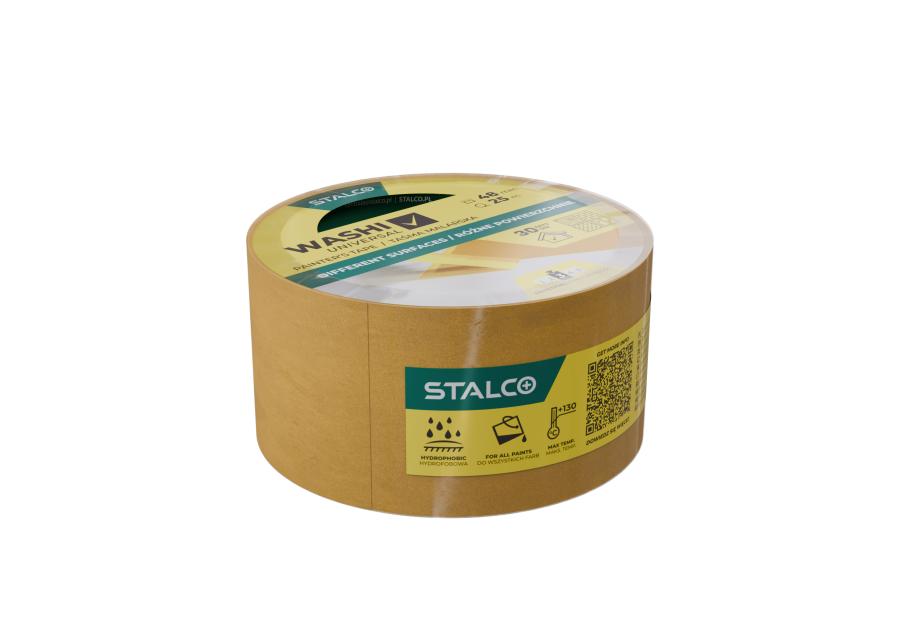 Zdjęcie: Taśma malarska Washi uniwersalna 48 mm x 25 m STALCO