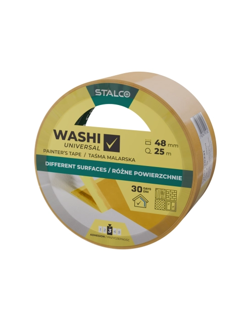 Zdjęcie: Taśma malarska Washi uniwersalna 48 mm x 25 m STALCO