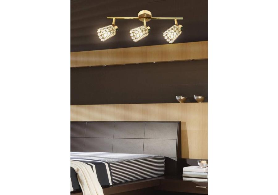Zdjęcie: Lampa ścienna listwa York 3X40 W G9 mosiądz CANDELLUX