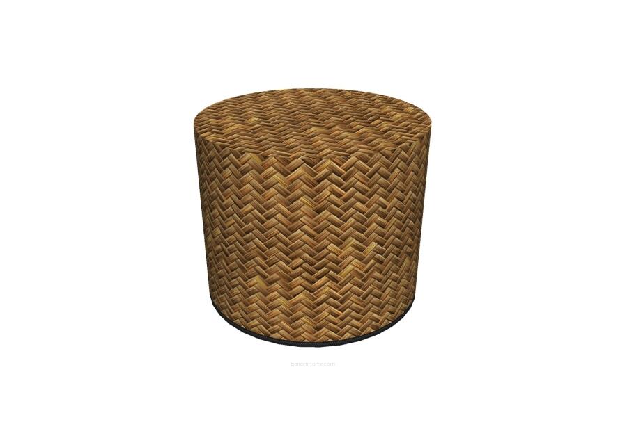 Zdjęcie: Pufa dekoracyjna Rattan 40x40 cm BERTONI