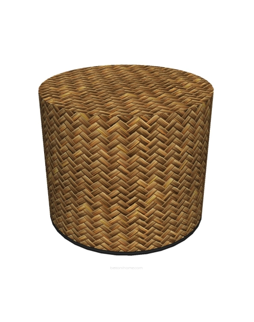 Zdjęcie: Pufa dekoracyjna Rattan 40x40 cm BERTONI