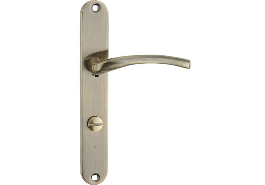 Zdjęcie: Klamka Agra na na szyldzie długim WC KUCHINOX