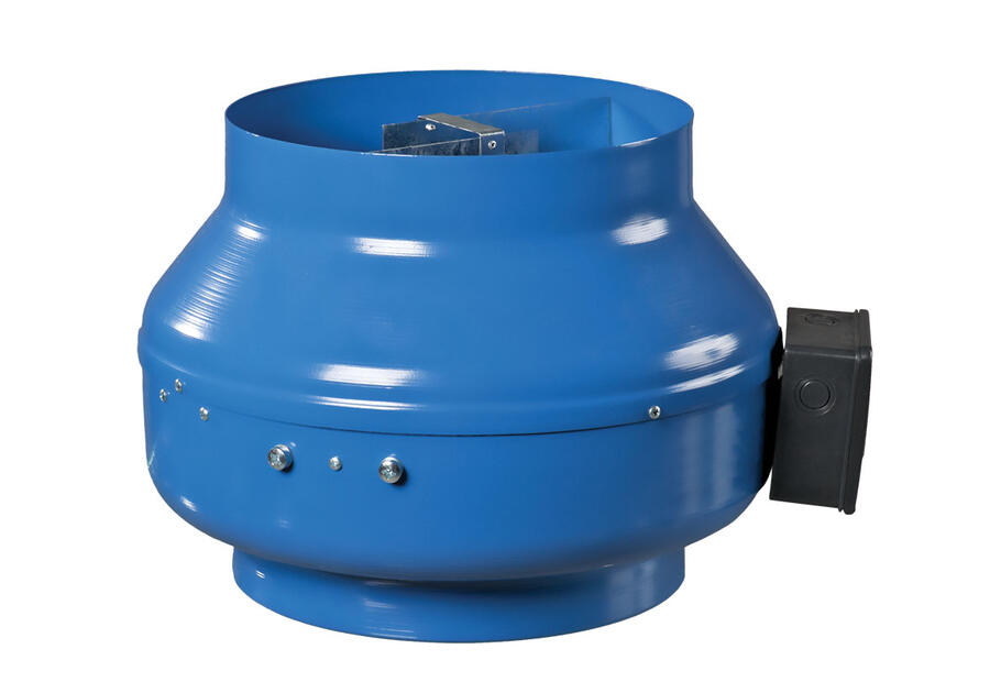 Zdjęcie: Wentylator kanałowy odśrodkowy w obudowie ze stali z powłoką polimerową, 125 mm VENTIKA