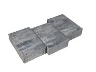 Zdjęcie: Kostka brukowa Urbanika 8x30x20 cm nerino biało-szaro-czarny POLBRUK