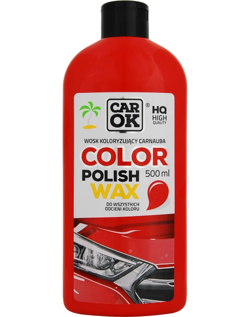 Zdjęcie: Wosk koloryzujący Carnauba czerwony 500 ml CAR OK