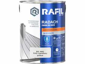 Farba na dach Radach biały sygnałowy RAL9003 5L RAFIL