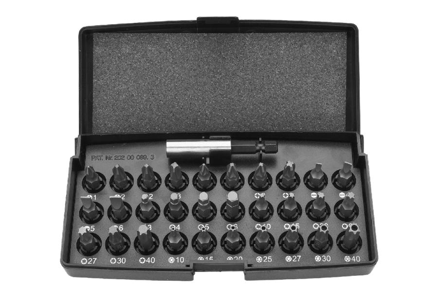 Zdjęcie: Końcówki wkrętakowe z uchwytem, zestaw 31 sztuk NEO